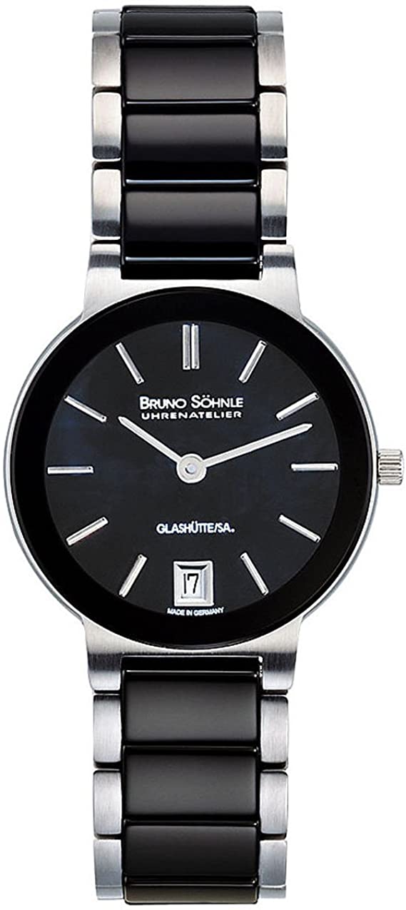 Bruno Söhnle Damen Armbanduhr 17-73102-742 ALGEBRA 2 schwarz