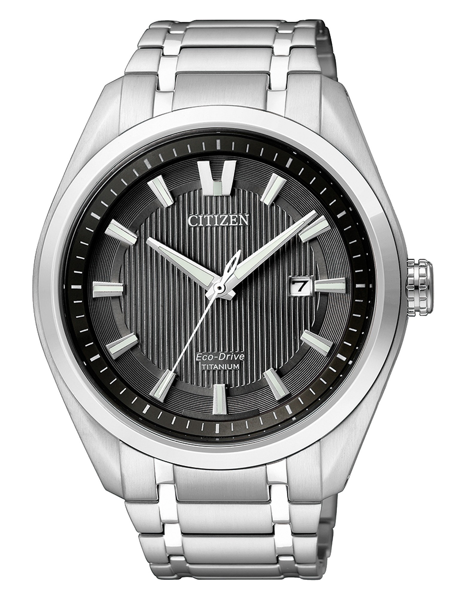 Citizen Herren Armbanduhr AW1240-57E Eco Drive Super Titanium