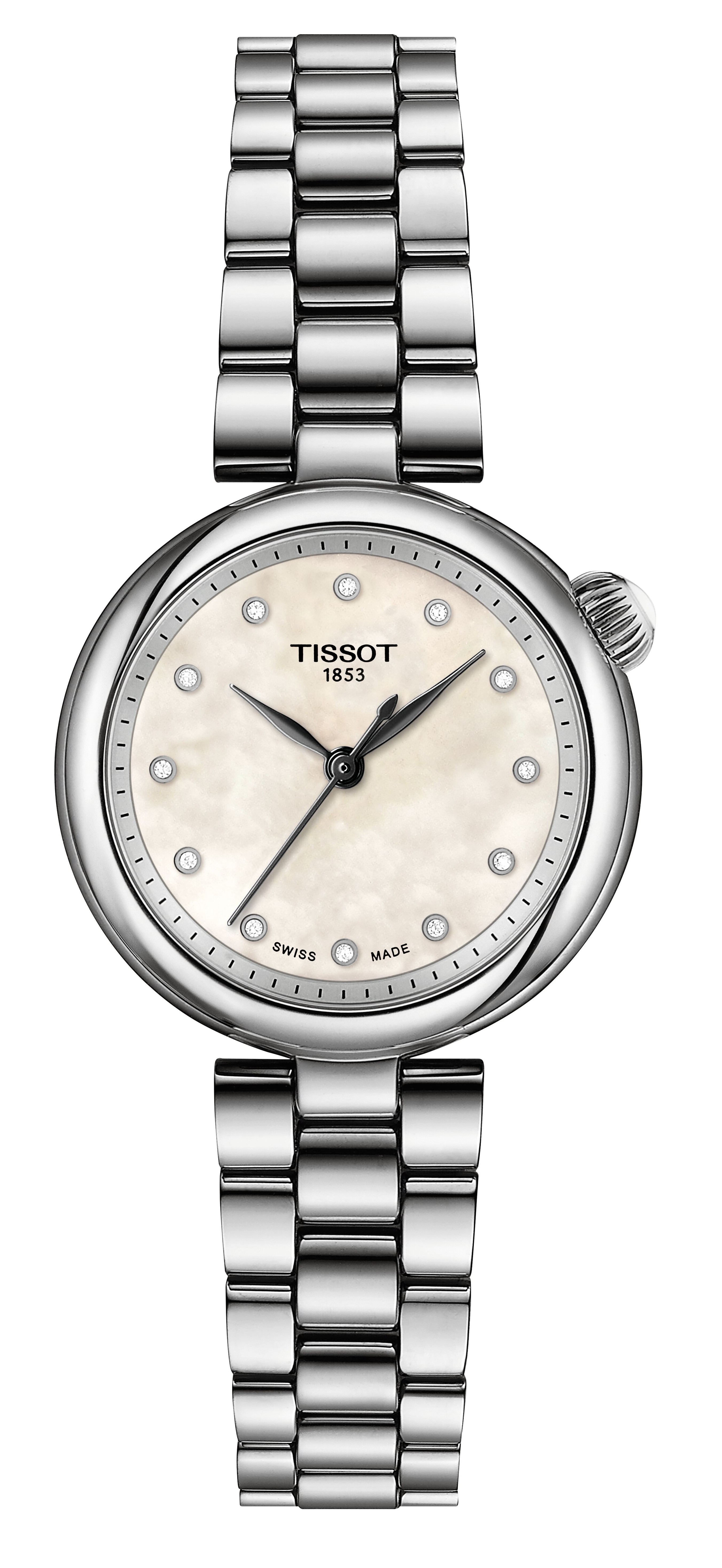 Tissot Damen Armbanduhr T152.010.11.116.00 Desir 28mm Edelstahl und Diamantbesatz 