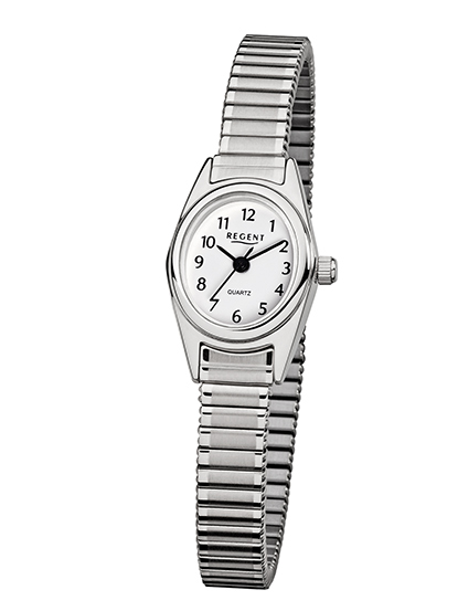 Regent Damen Armbanduhr F-262 Edelstahl Zugband