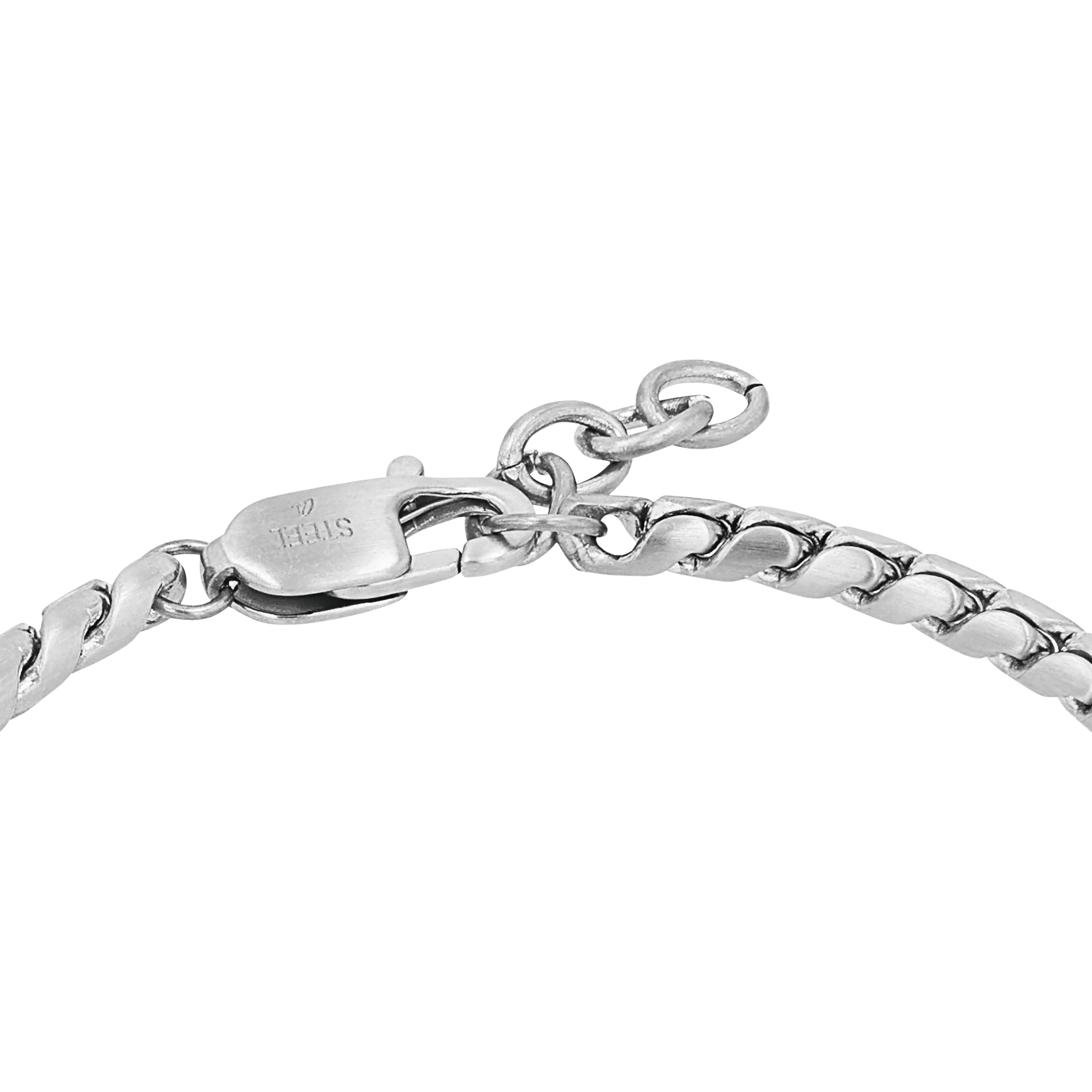Tom Tailor Herren Armband 2101290 Edelstahl Fantasiegliederung