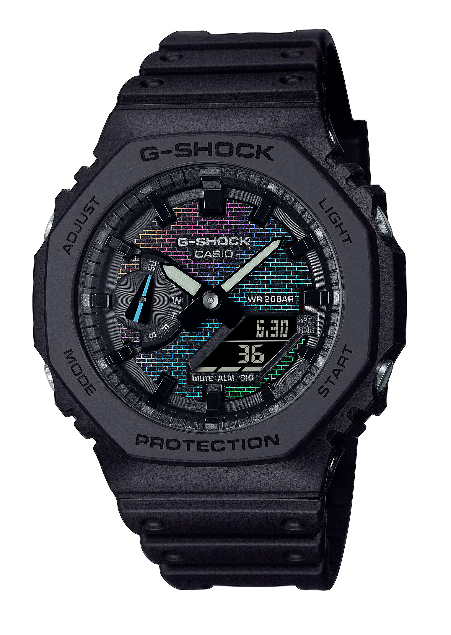 Casio Herren Armbanduhr G-Shock GA-2100RW-1AER analog digital
