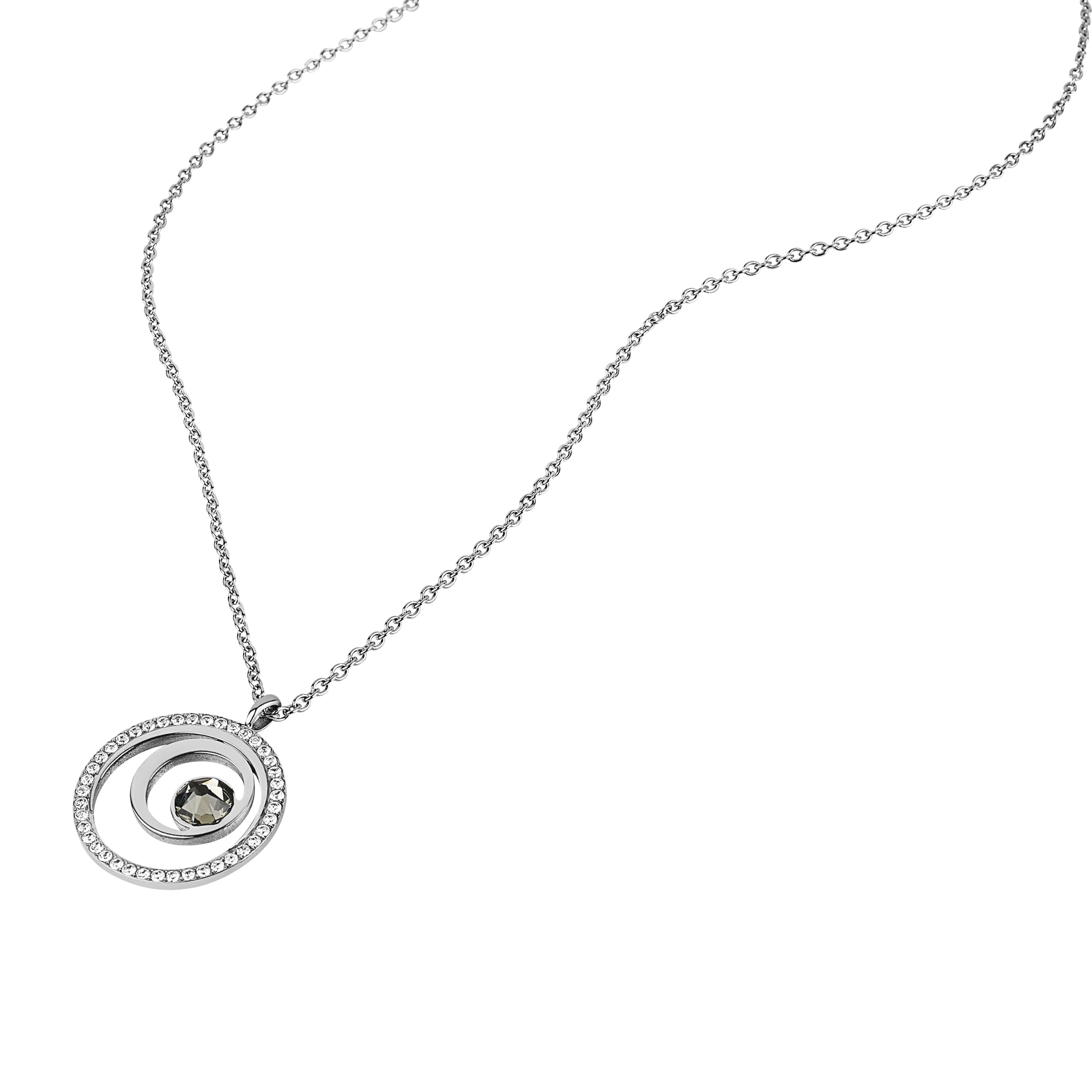 Tom Tailor Damen Halskette 2101387 Edelstahl mit Kristallglas-Steinen