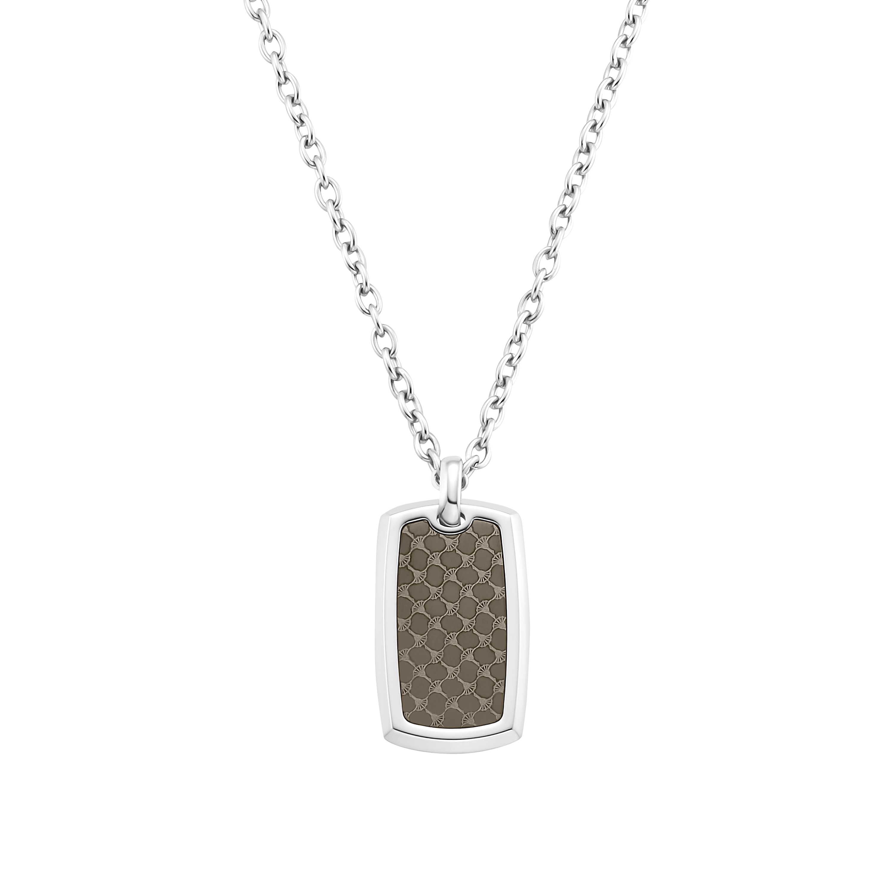 Joop! Herren Halskette 2036806 DogTag Anhänger Edelstahl IP Gun