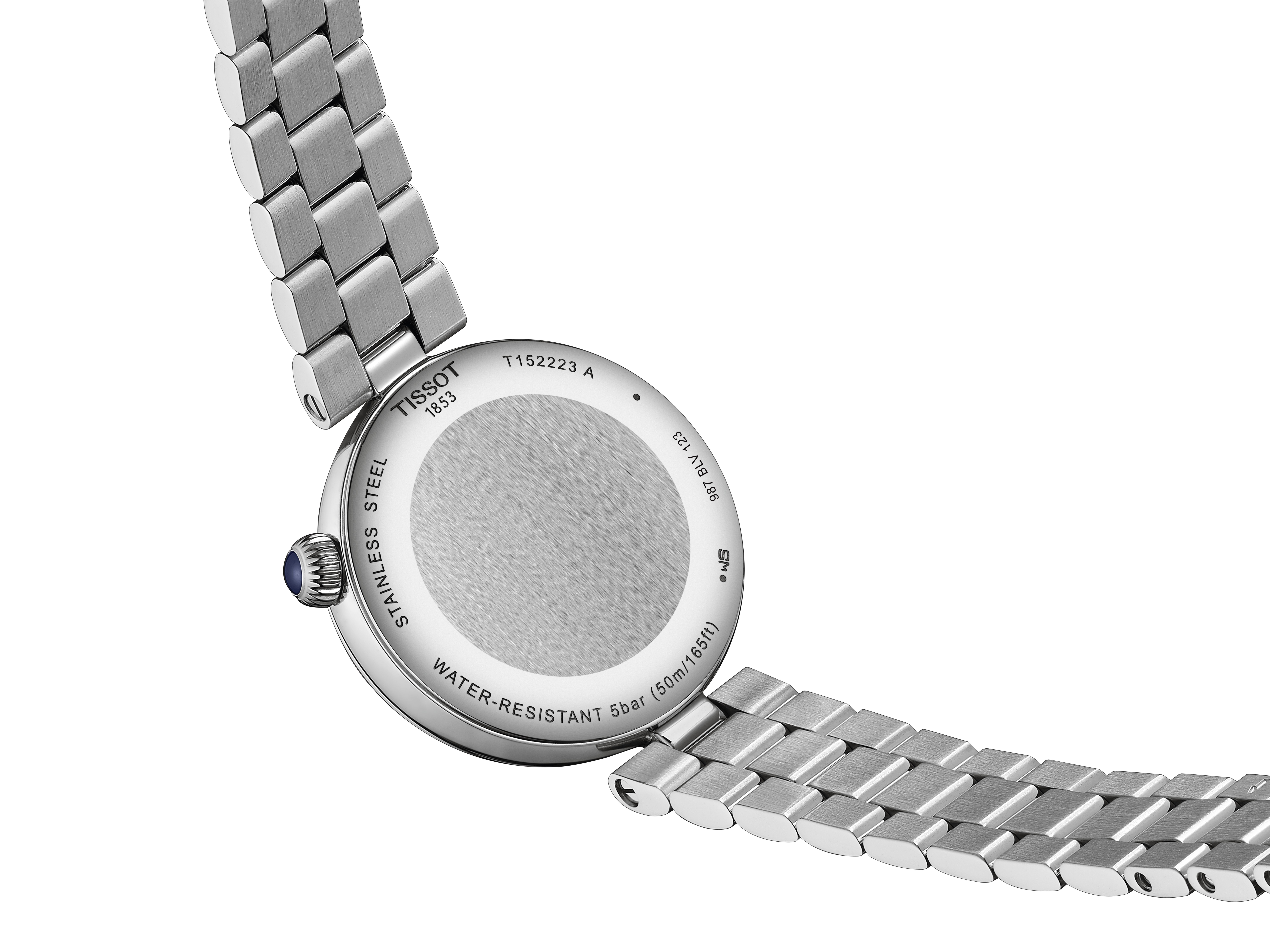 Tissot Damen Armbanduhr T152.223.11.496.00 Desir 29,6mm mit Mondphase und Diamanten
