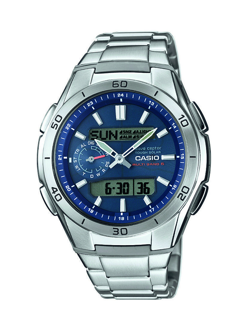 Casio Herren Armbanduhr WVA-M650D-2AER Funk Solar