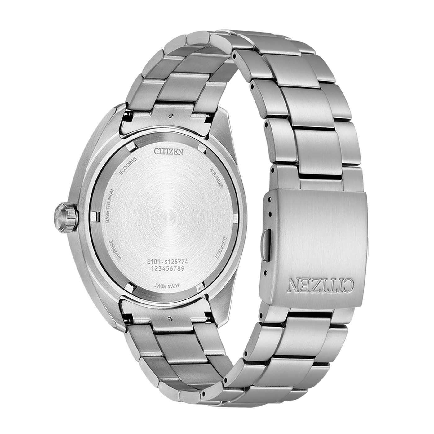 Citizen Herren Armbanduhr BM8560-88LE Eco Drive Titanium