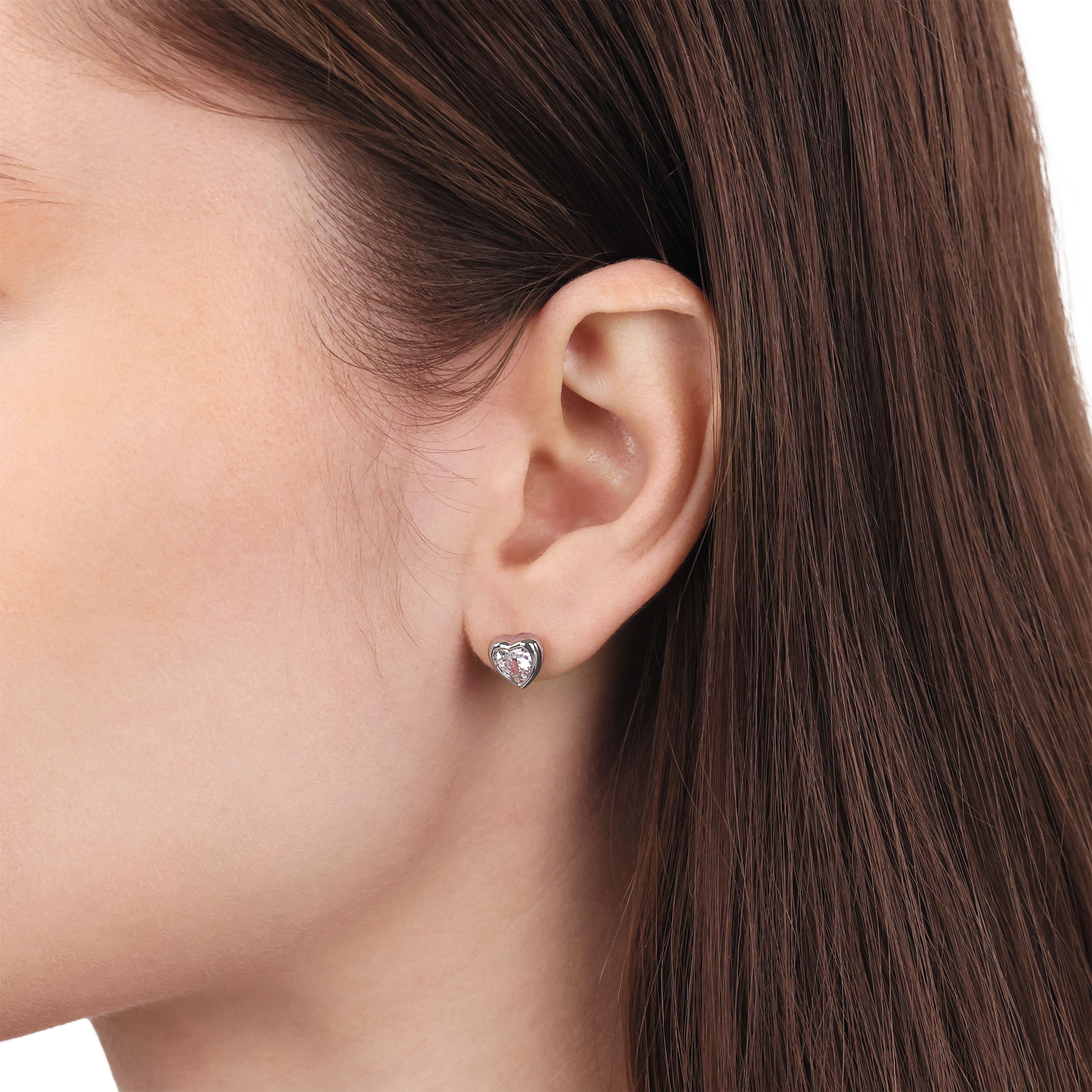 Tom Tailor Damen Ohrstecker 2101224 Silber 925 Herz-Motiv