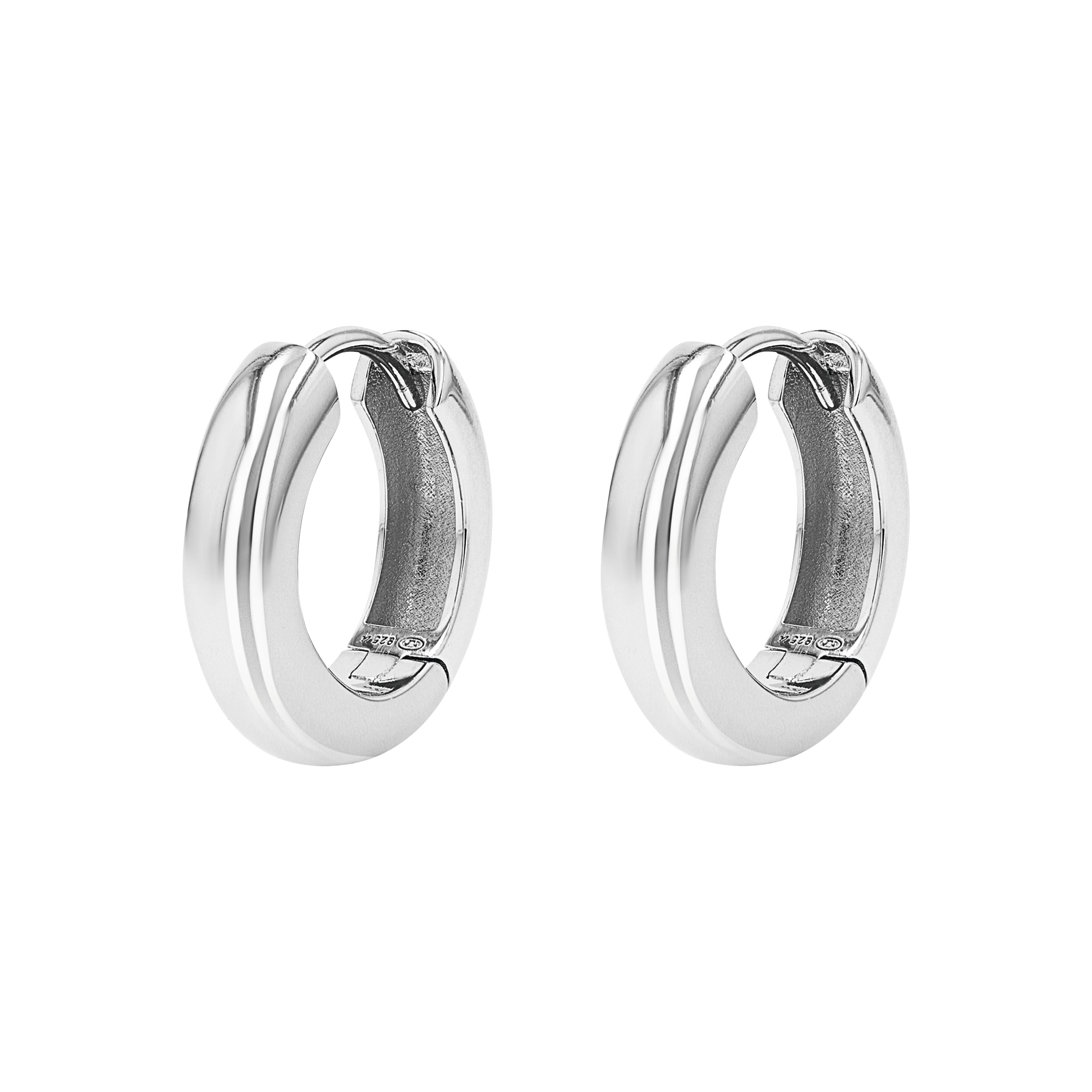 Tom Tailor Damen Creolen 2101243 Silber 925 poliert