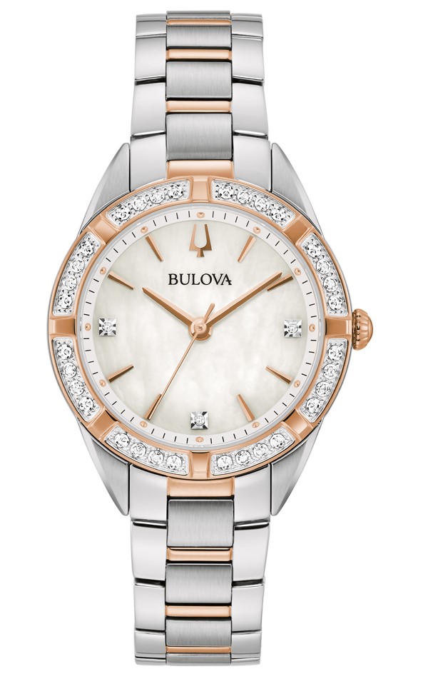 Bulova Damen Armbanduhr 98R281 Classic Diamond