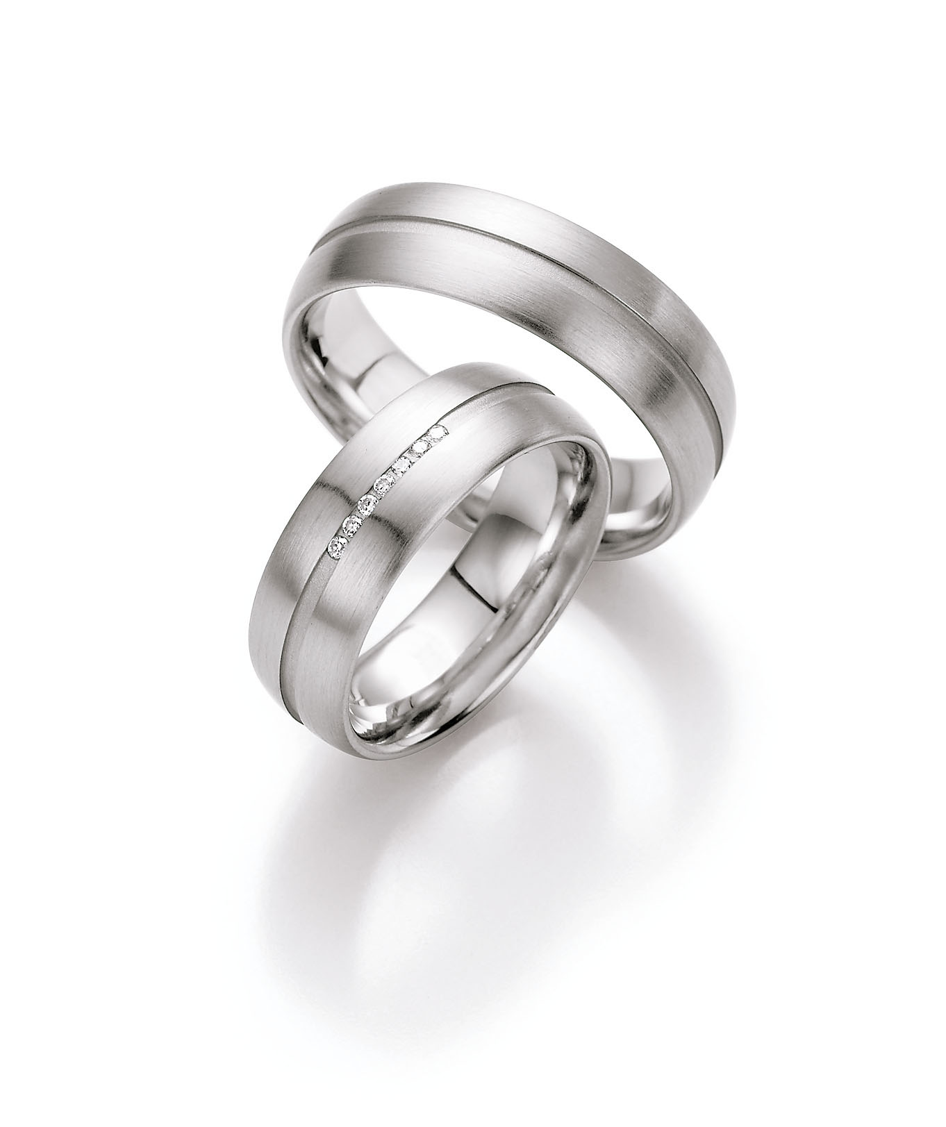 Eheringe Trauringe Honeymoon Edition Platin 73-10010 / 73-10020