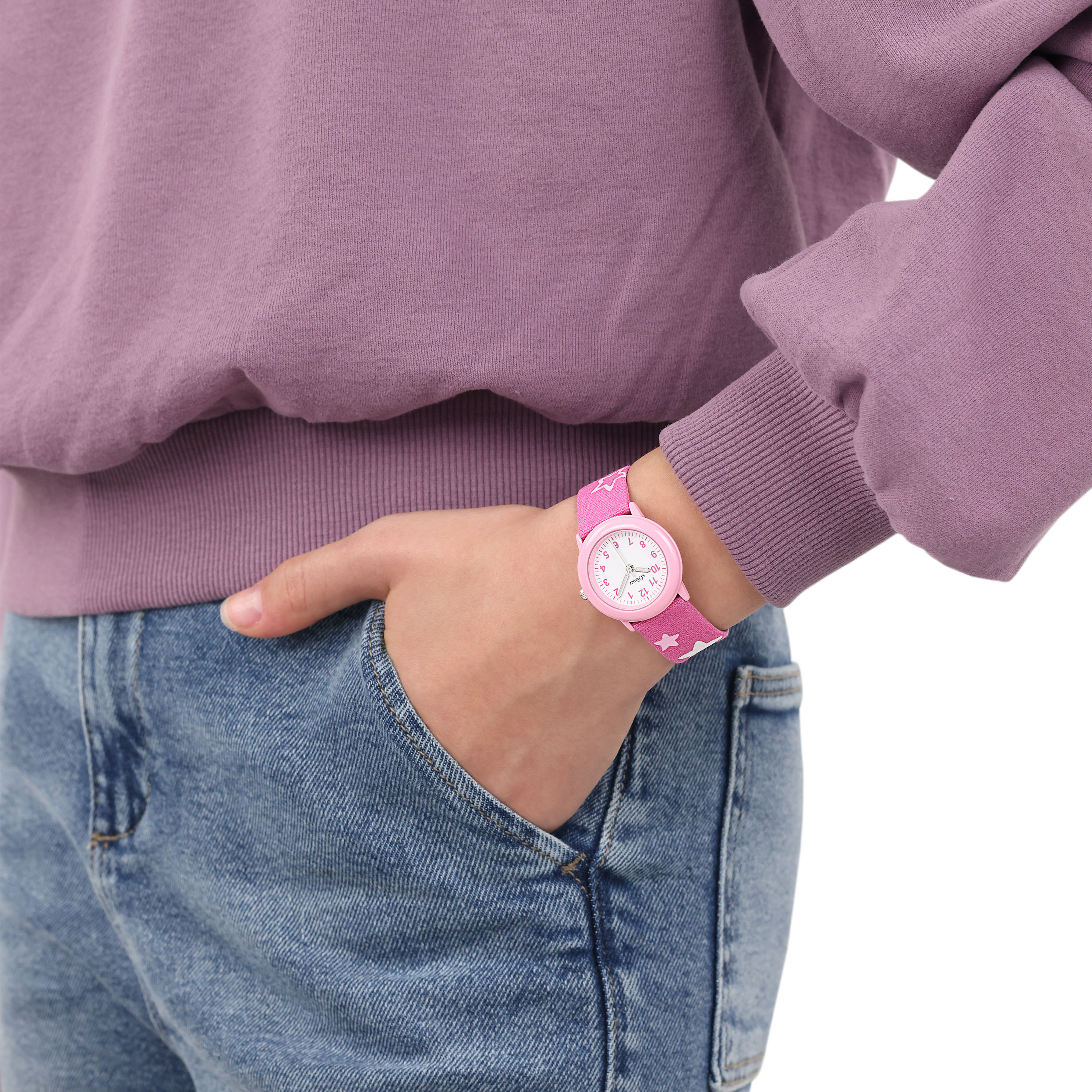 s.Oliver Kids Armbanduhr 2036751 Textilband pink