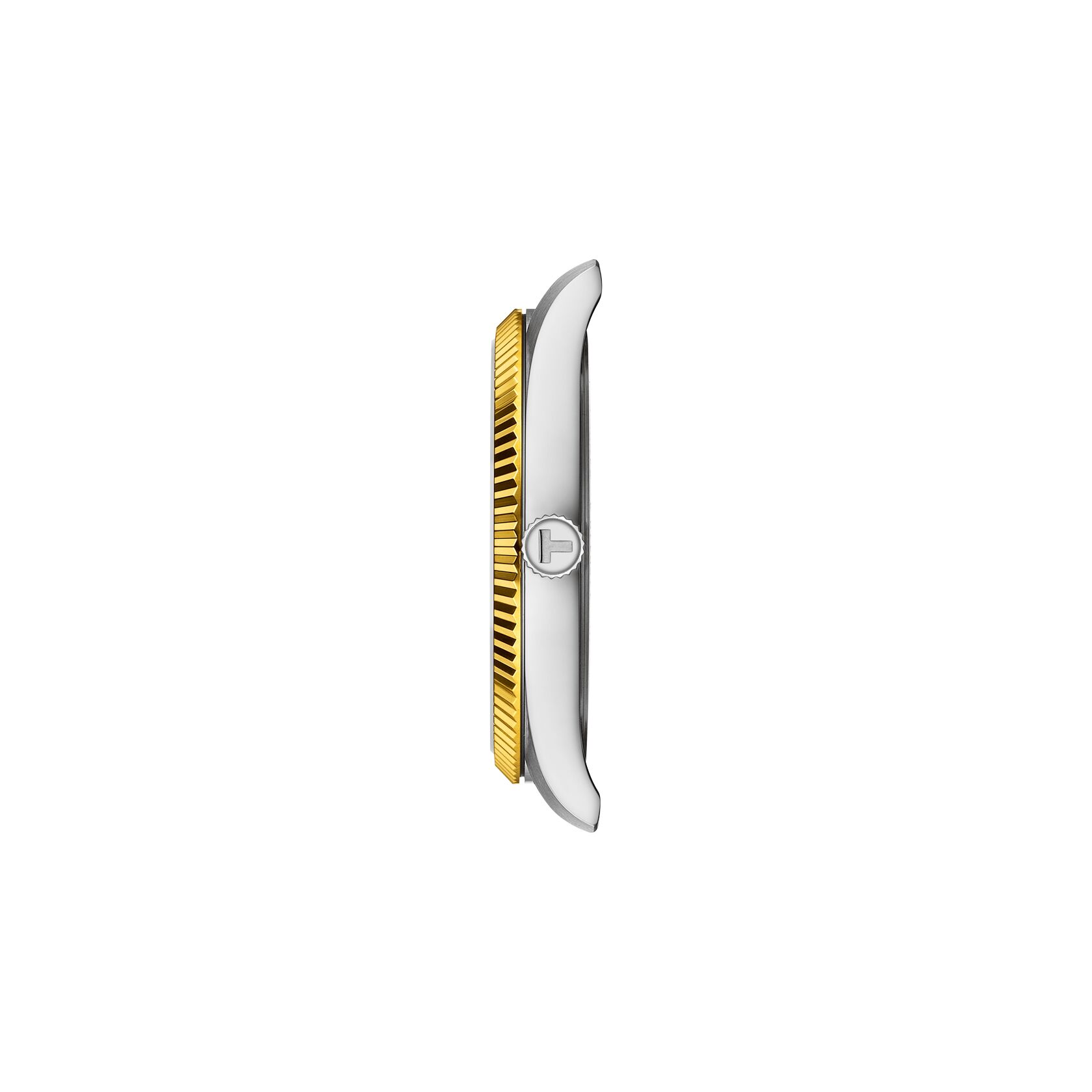 Tissot Herren Armbanduhr T156.410.22.031.00 Ballade 40mm Edelstahl bicolor mit silberfarbigem Zifferblatt