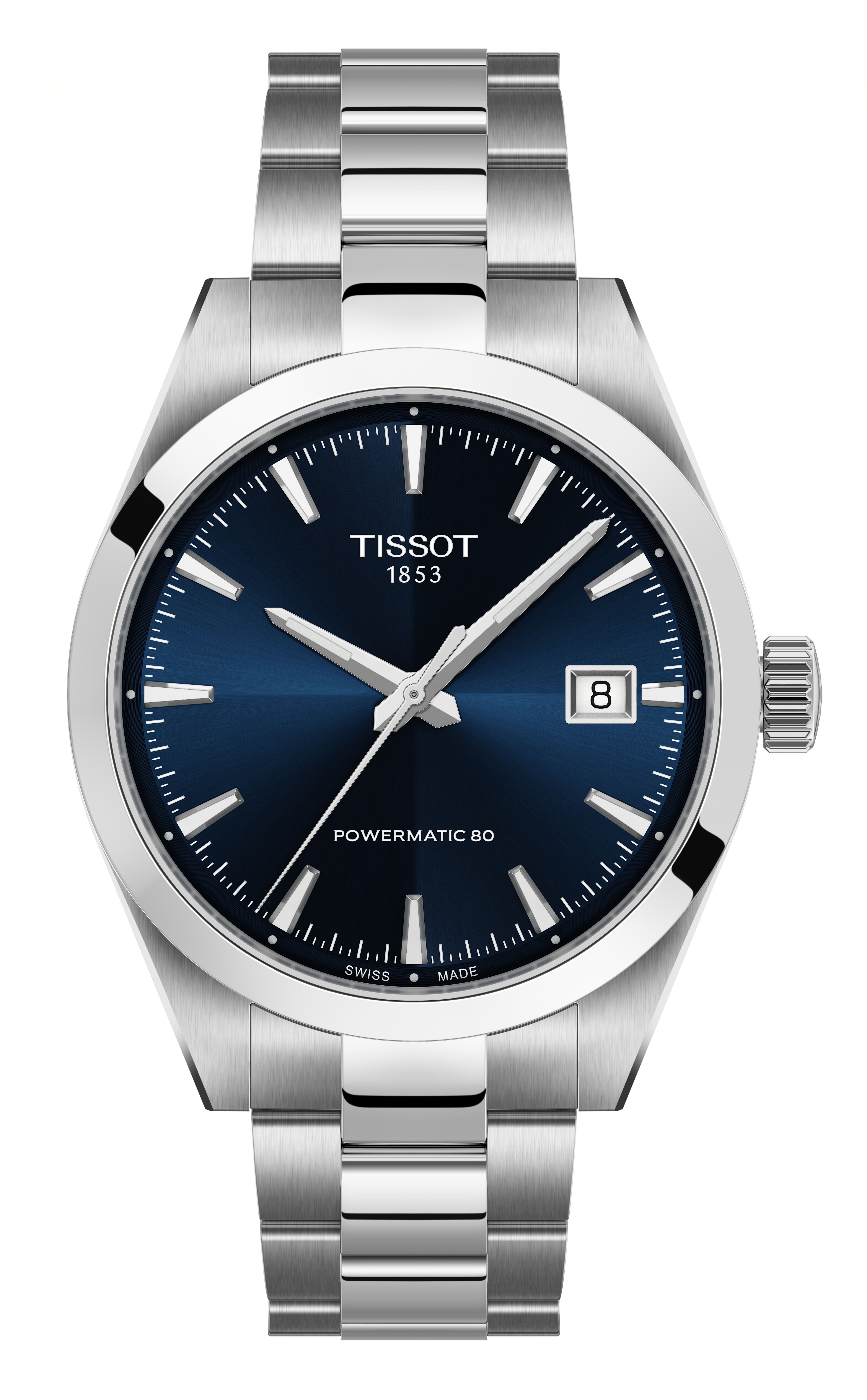 Tissot Herren Armbanduhr T165.807.11.041.00 Gentleman 38mm Automatik Dunkelblaues Zifferblatt