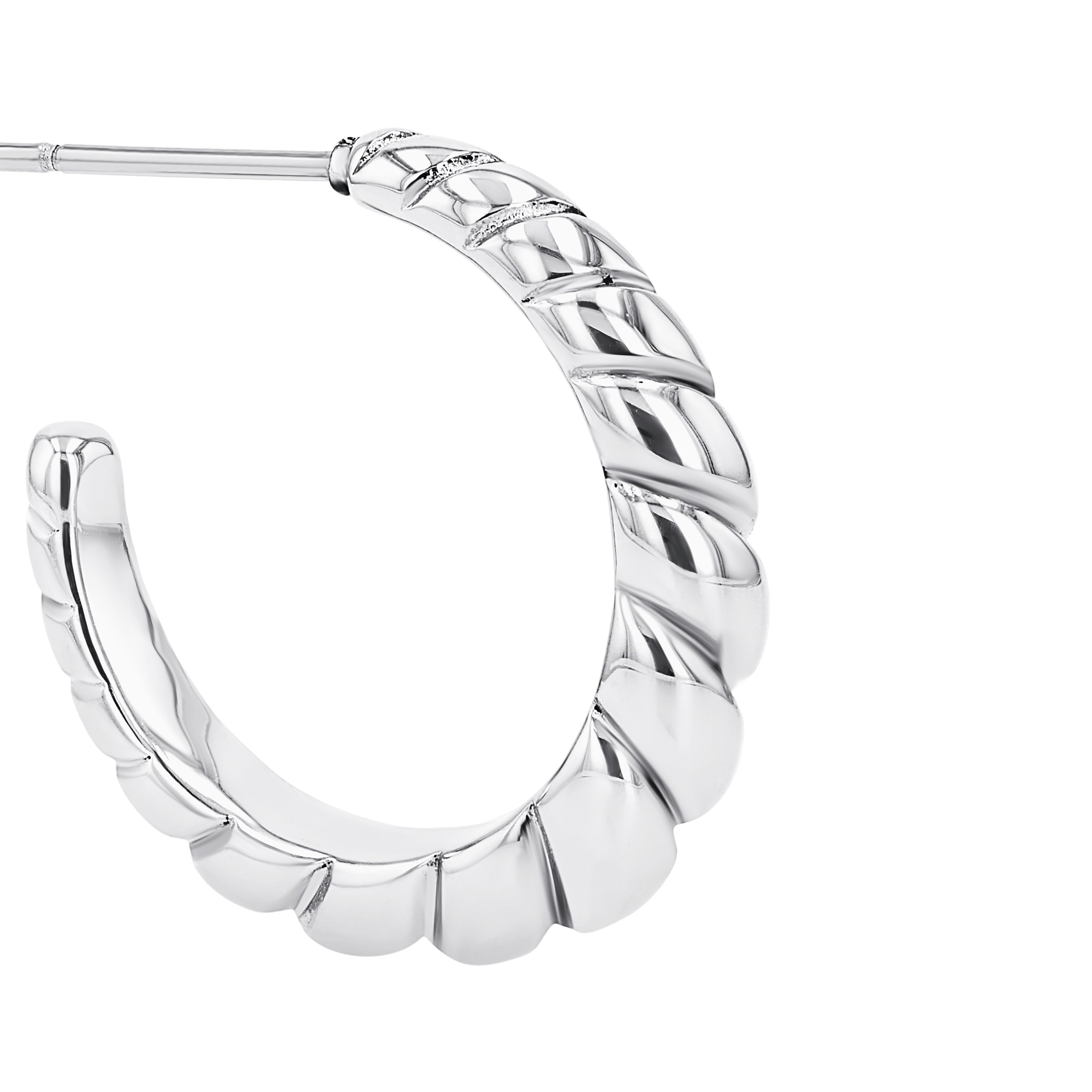 Tom Tailor Damen Creolen 2101360 Edelstahl