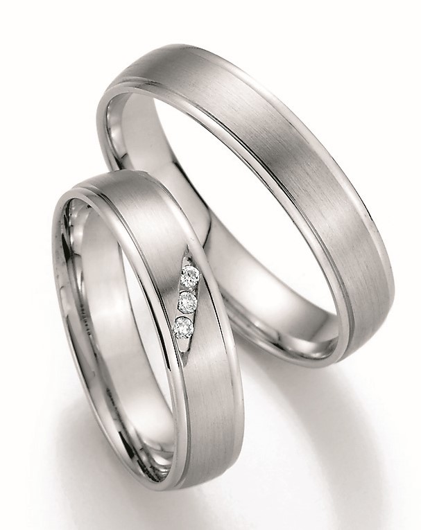 Eheringe Trauringe Ruesch Pure II 66/30110 66/30120 Weißgold
