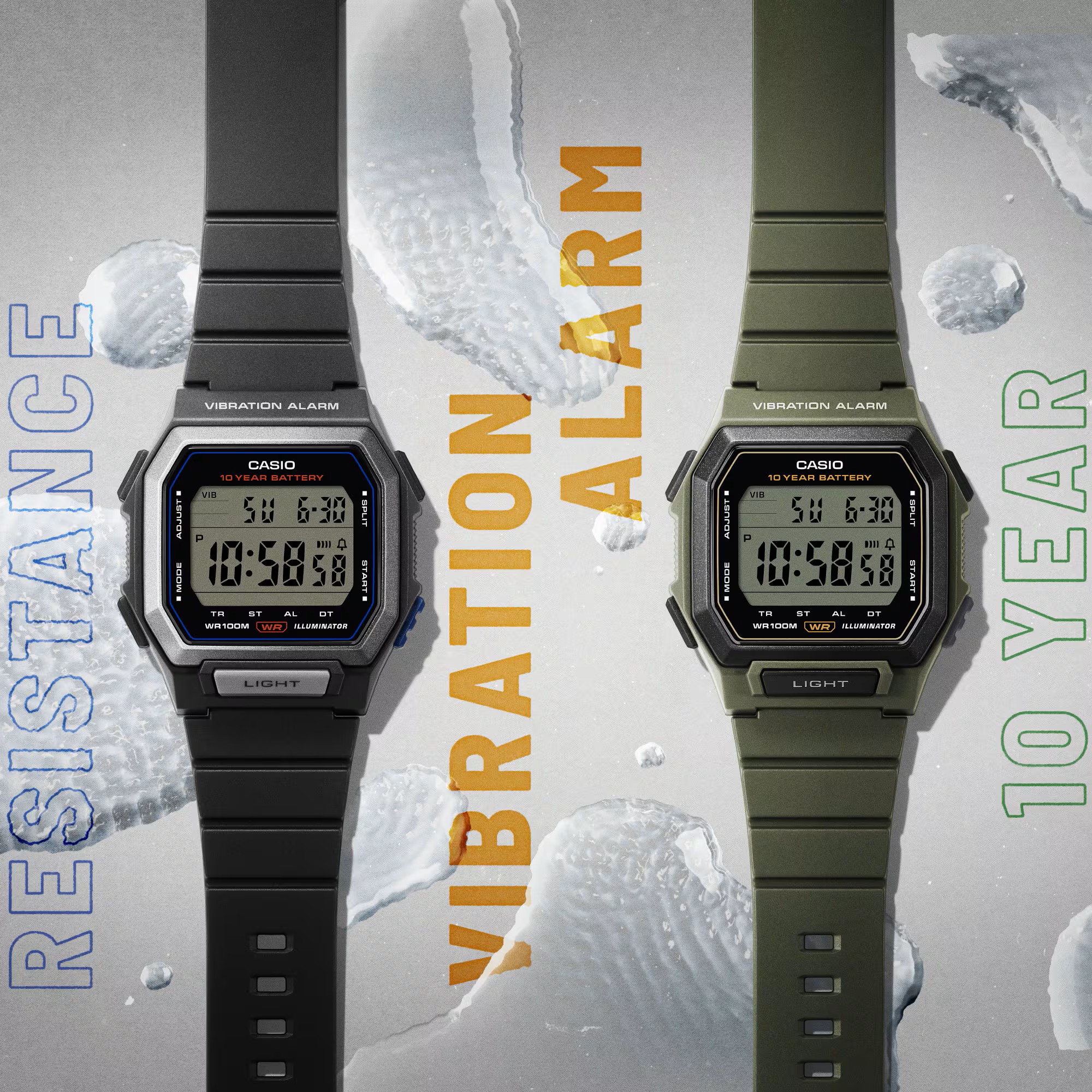 Casio Herren Armbanduhr W-738H-1AVEF digital