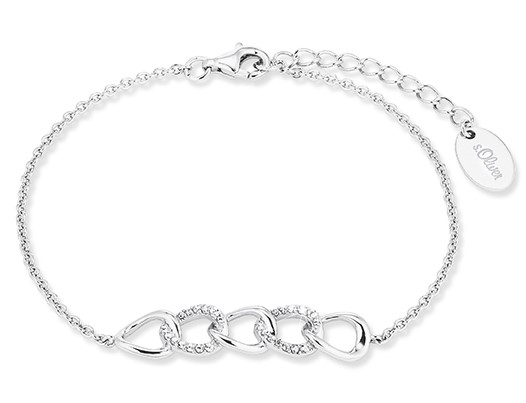 s.Oliver Damen Armband 2028498 Silber Zirkonia
