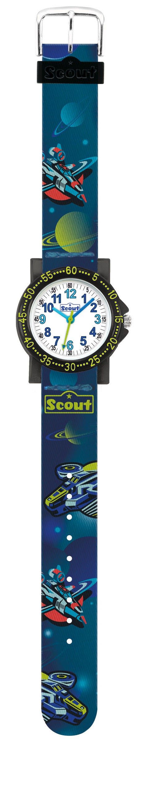 Scout Kinder Armbanduhr The IT-Collection 280375035 Raumschiffe Planeten