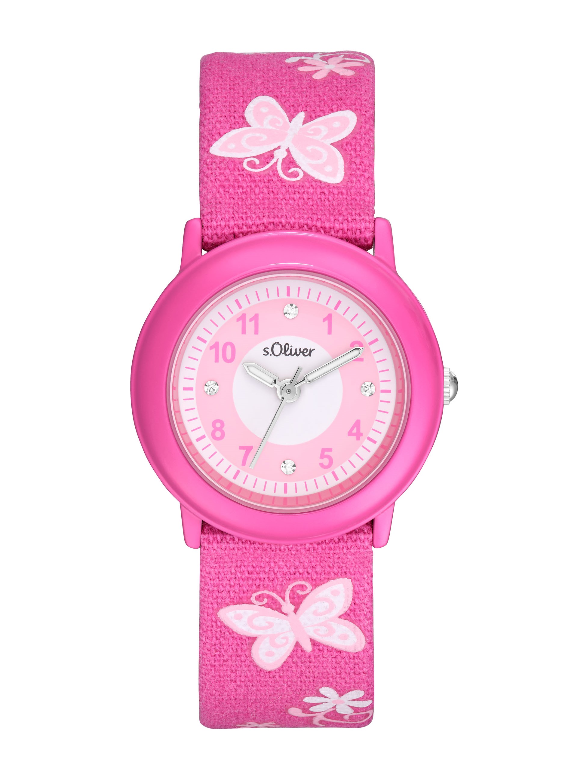 s.Oliver Kids Armbanduhr 2036748 Textilband pink