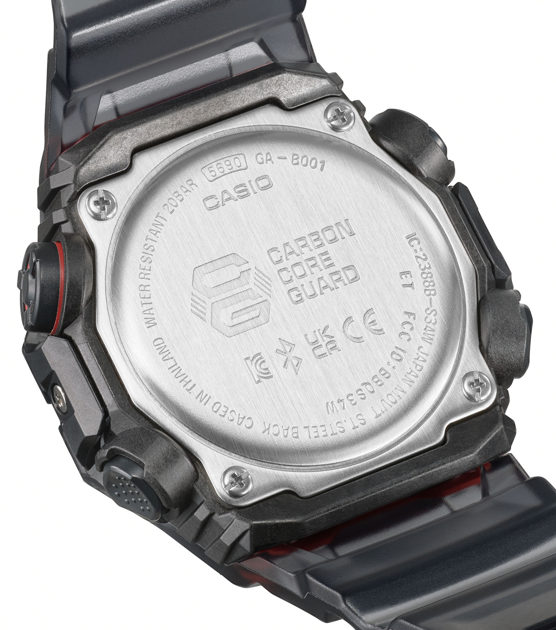 Casio Herren Armbanduhr G-Shock GA-B001G-1AER Solar Bluetooth Smart analog digital