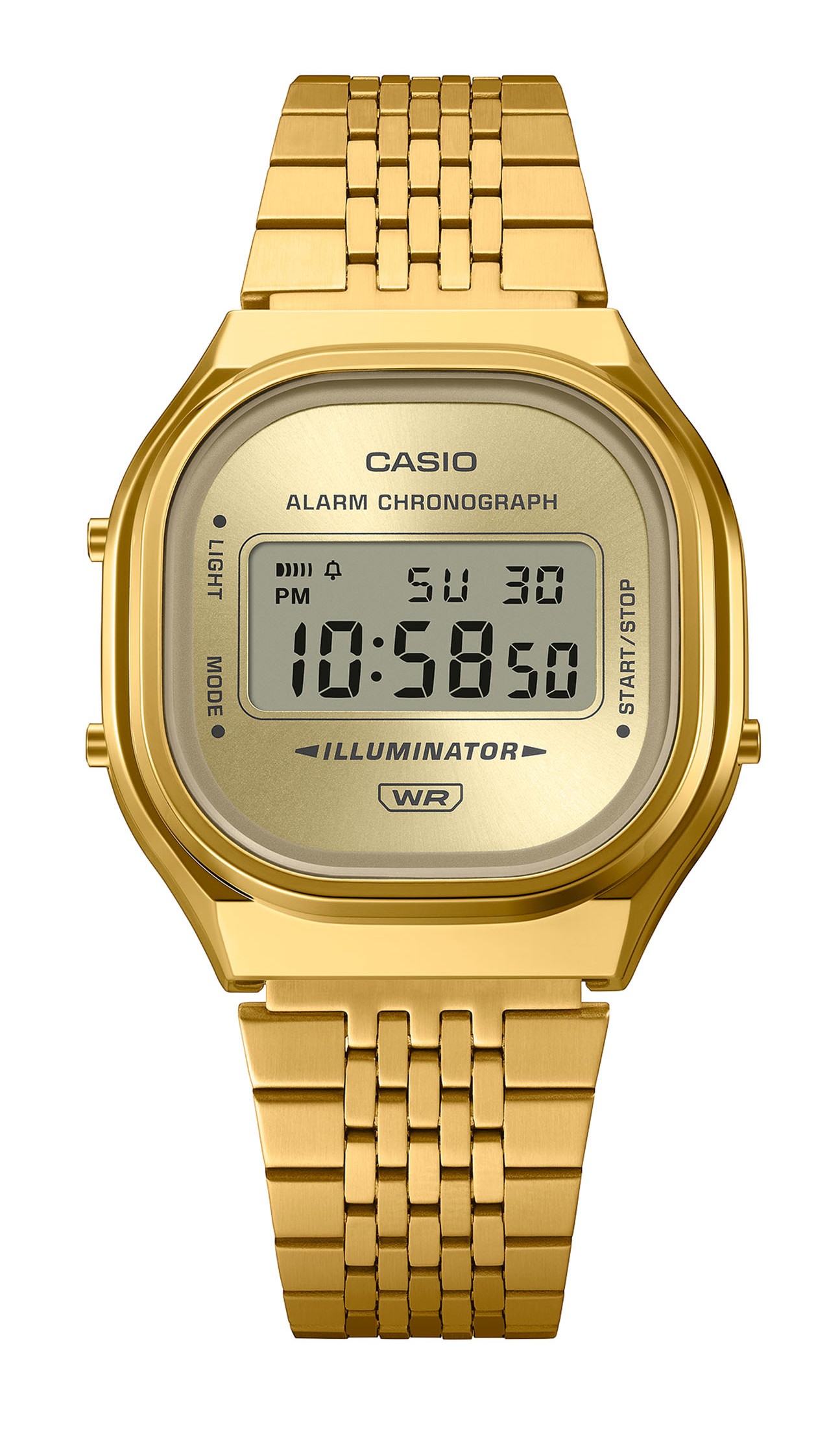 Casio Armbanduhr A140WEG-9AEF Vintage Edgy digital goldplattiert
