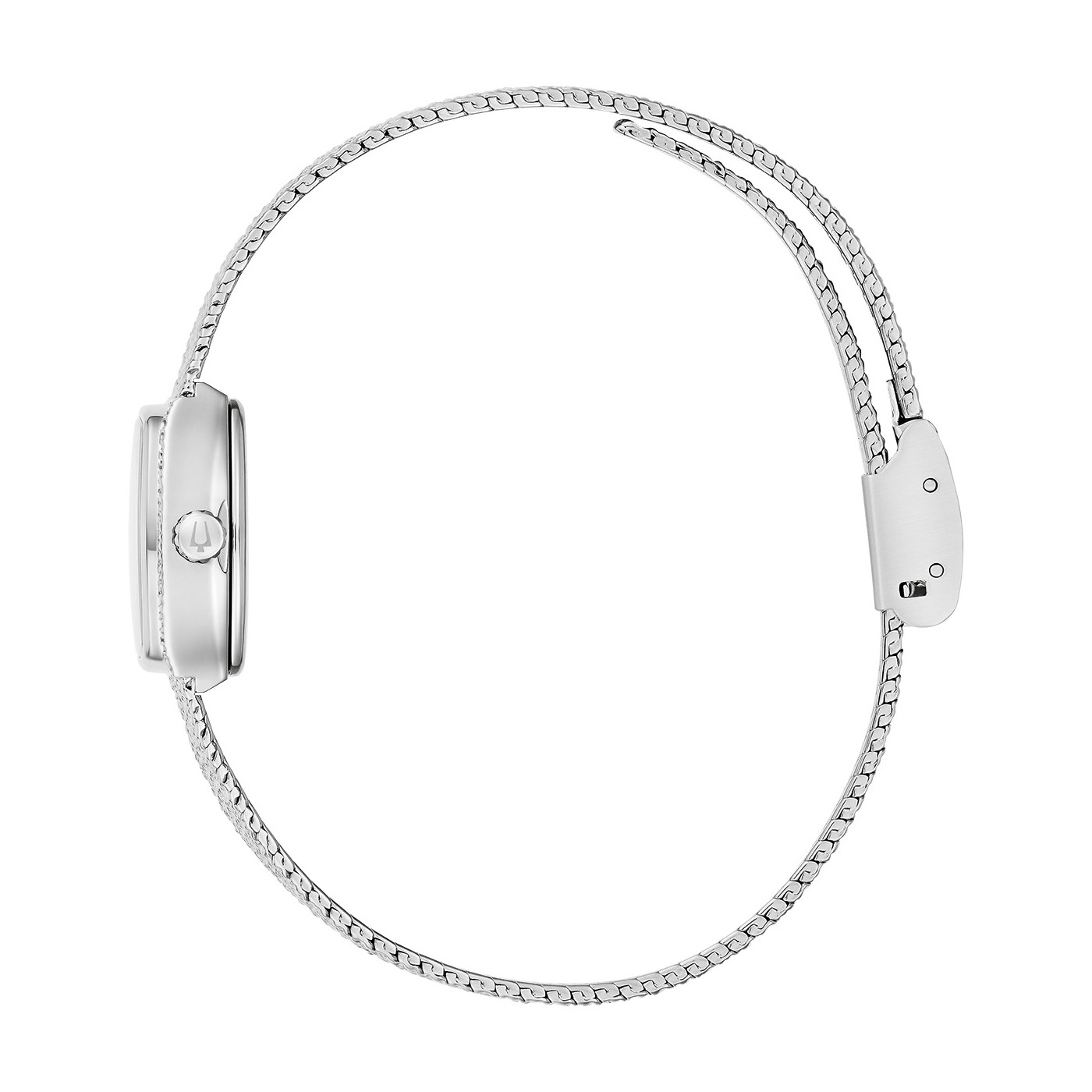 Bulova Damen Armbanduhr 96L343 Goddess of Time Edelstahlmilanaise