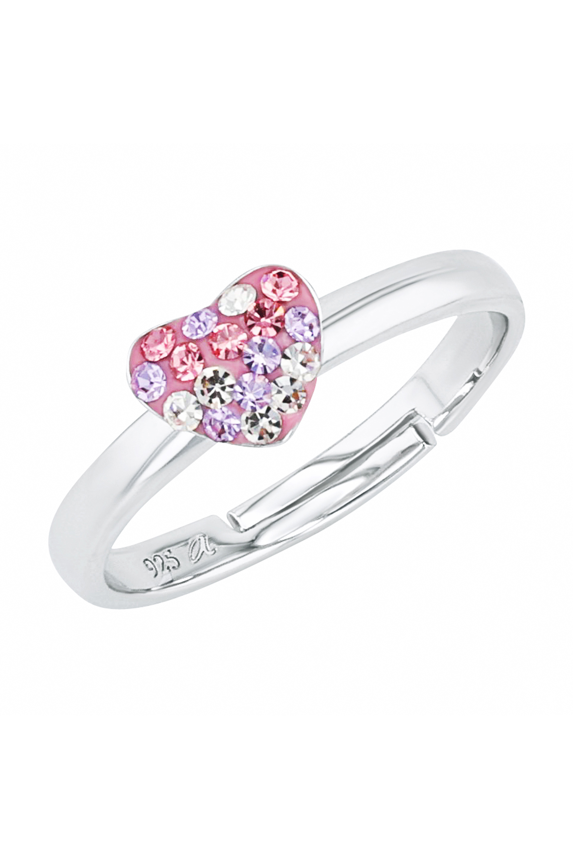 Prinzessin Lillifee Ring 2031168 Herz Silber 925/- Preciosa rosa