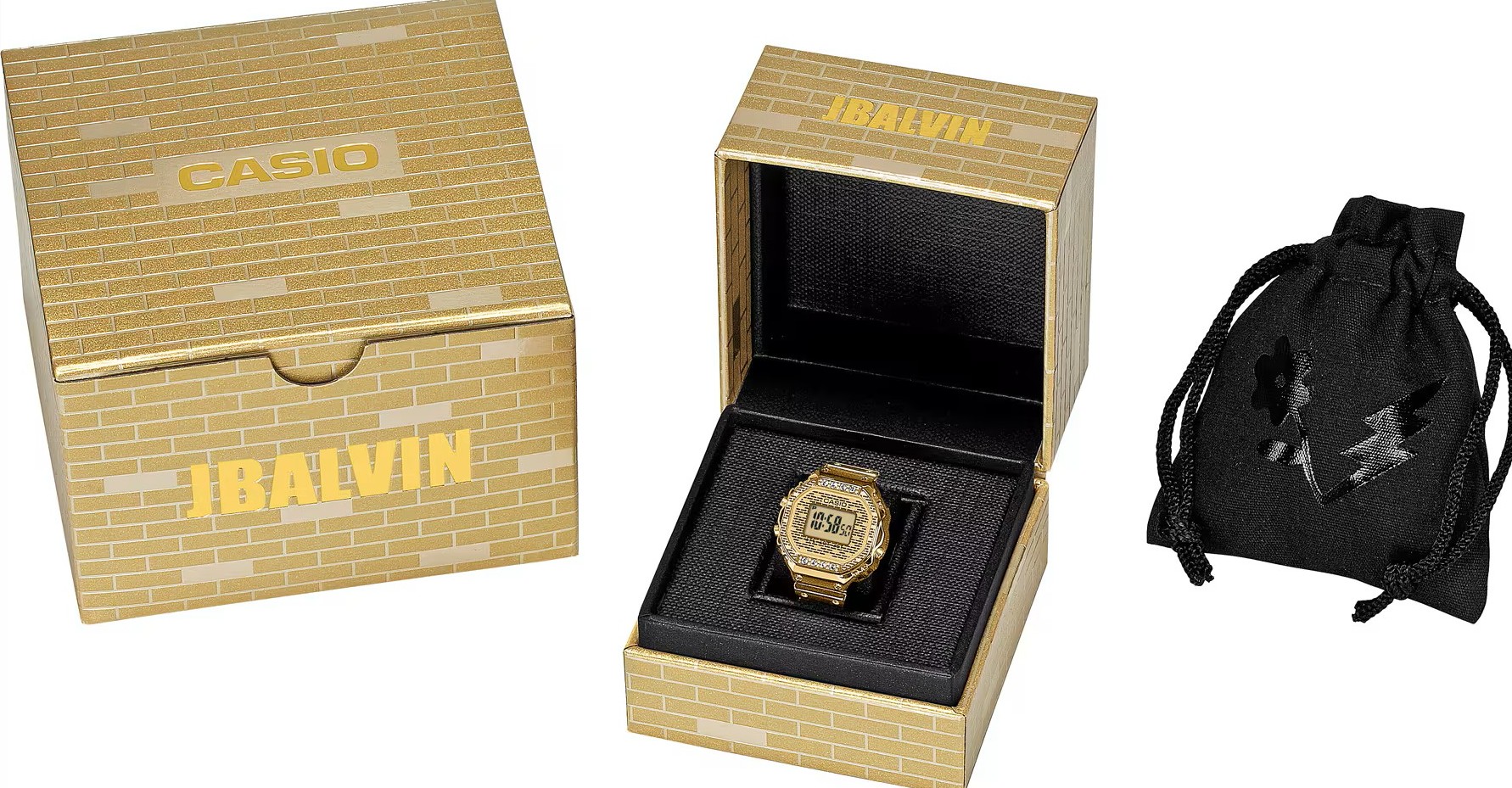Casio Ring-Uhr CRW-001JB-9ER Mini Watch J Balvin Limitierte Sonderedition