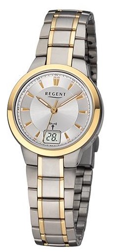 Regent Damen Armbanduhr 3232.91.91 FR-271 Funk Titan bicolor