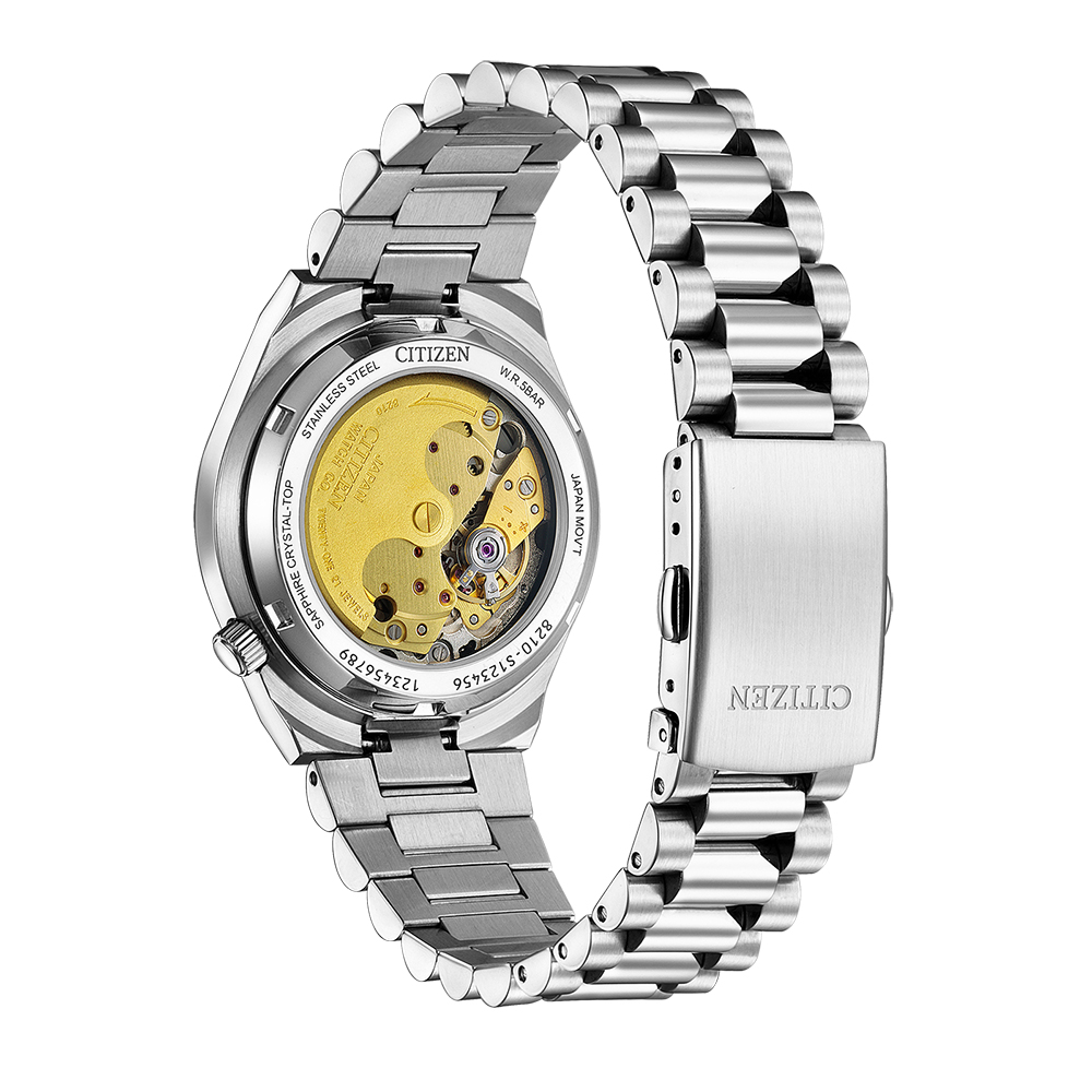 Citizen Herren Armbanduhr NJ0200-50L Automatik Edelstahl