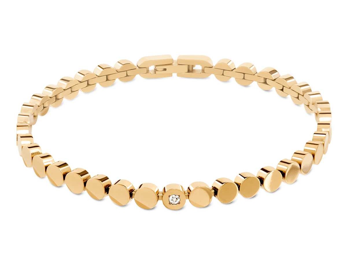 Boccia Damen Armband 03057-04 Titan Gelbgold IP