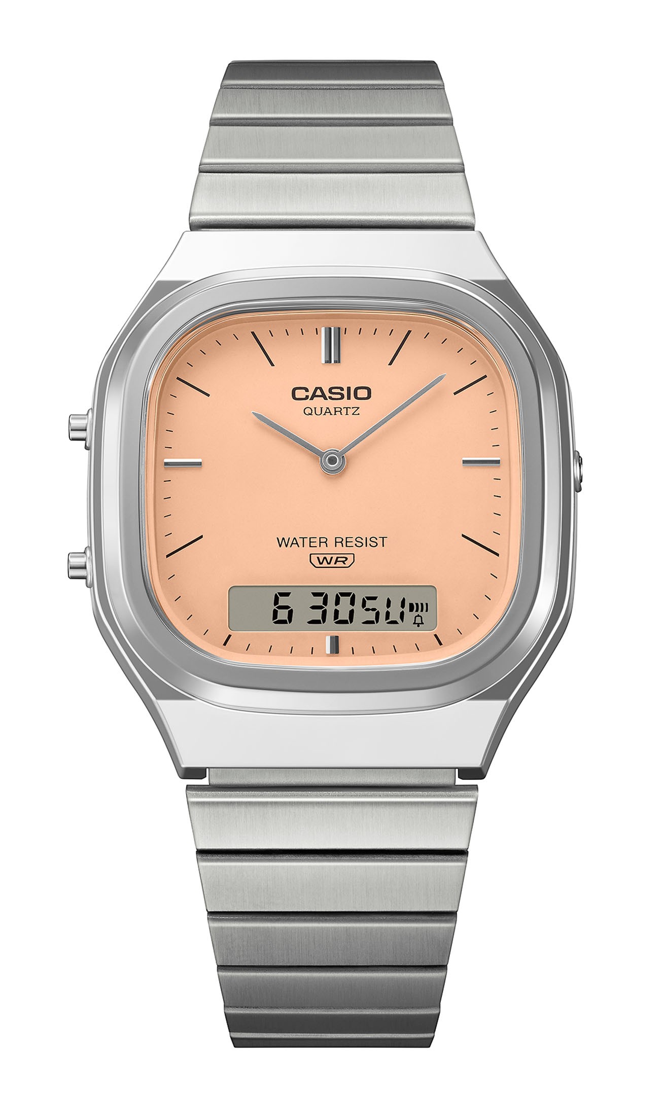 Casio Armbanduhr Vintage AQ-240E-4AEF analog-digital apricot
