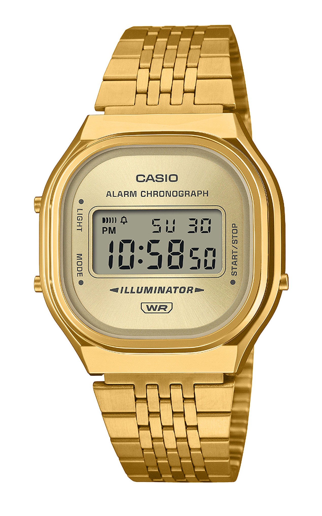 Casio Armbanduhr A140WEG-9AEF Vintage Edgy digital goldplattiert