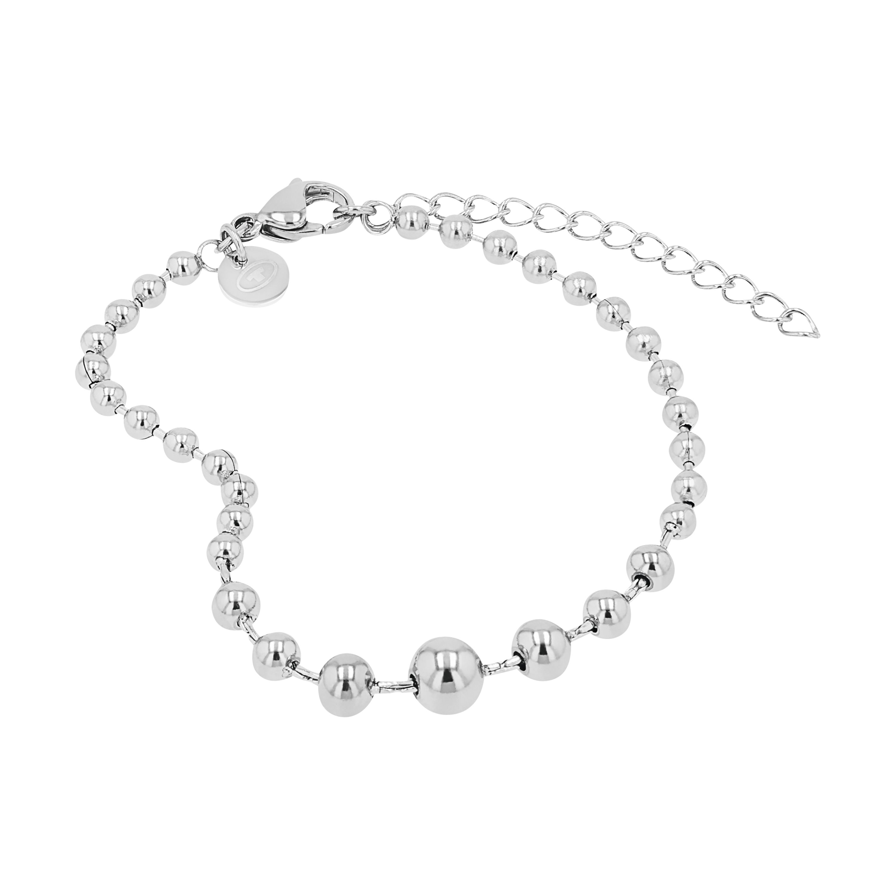 Tom Tailor Damen Armband 2101358 Edelstahl Kugelgliederung
