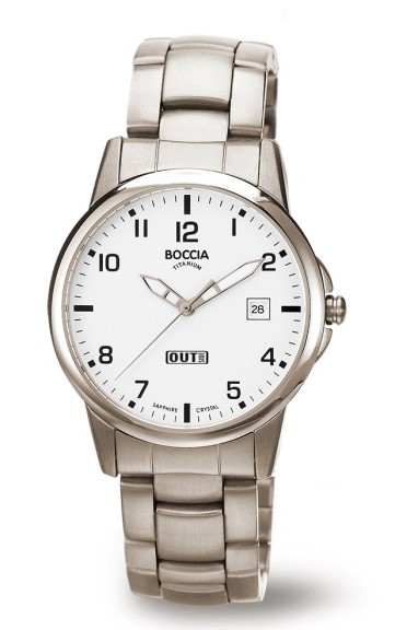 Boccia Herren Armbanduhr 3625-03 Classic Titan