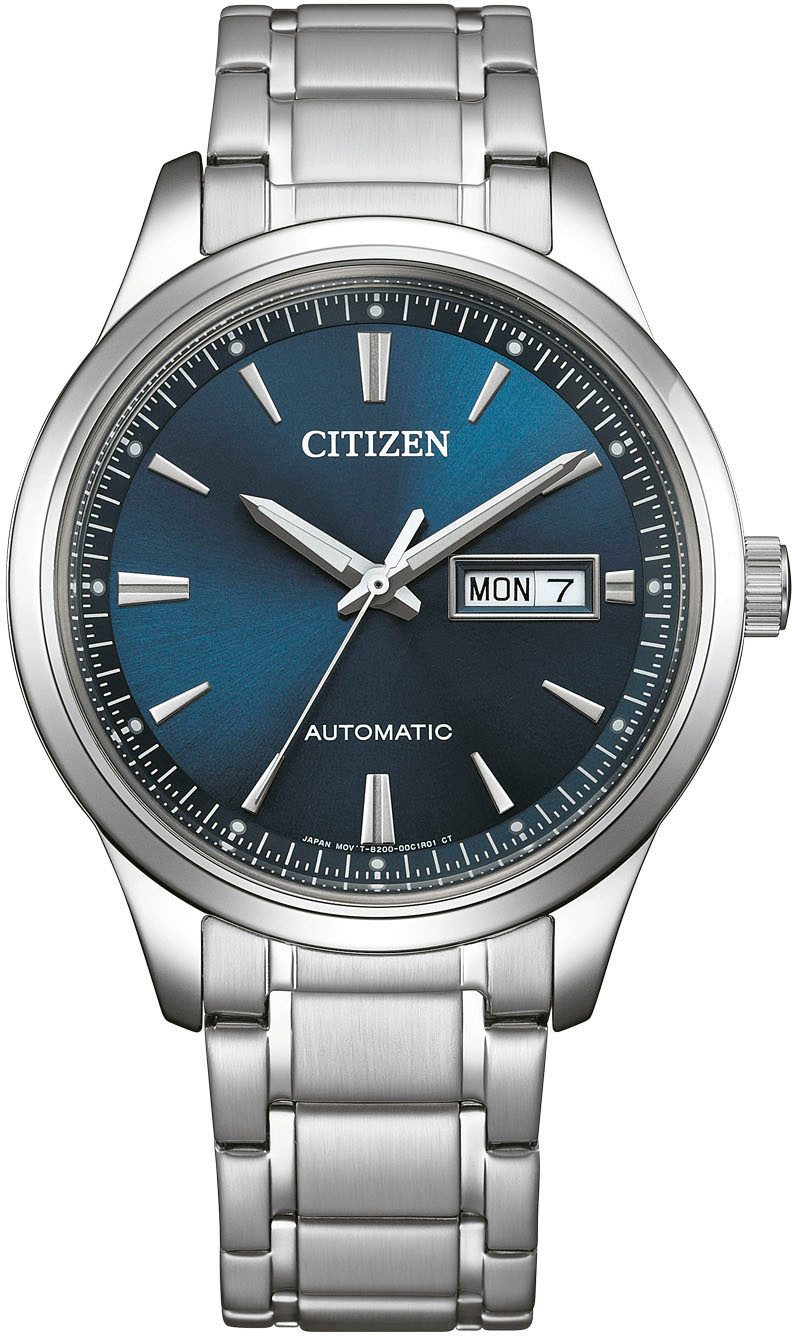 Citizen Herren Armbanduhr NY4058-79L Automatic Edelstahl