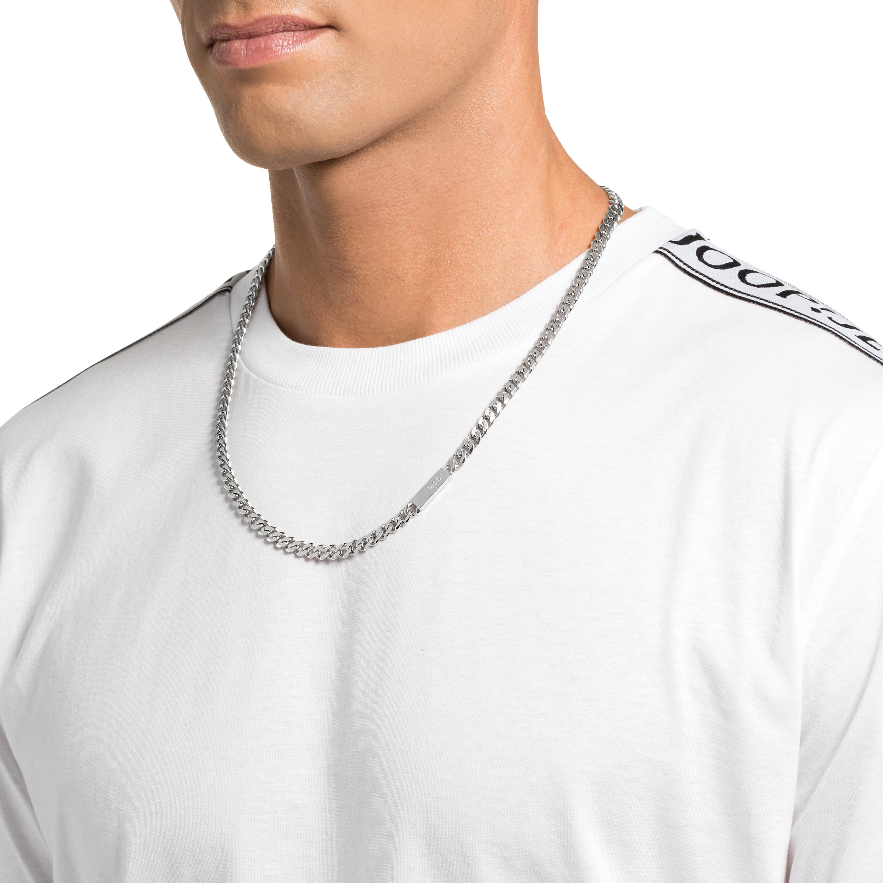 Joop! Herren Halskette 2026991 Edelstahl Panzergliederung