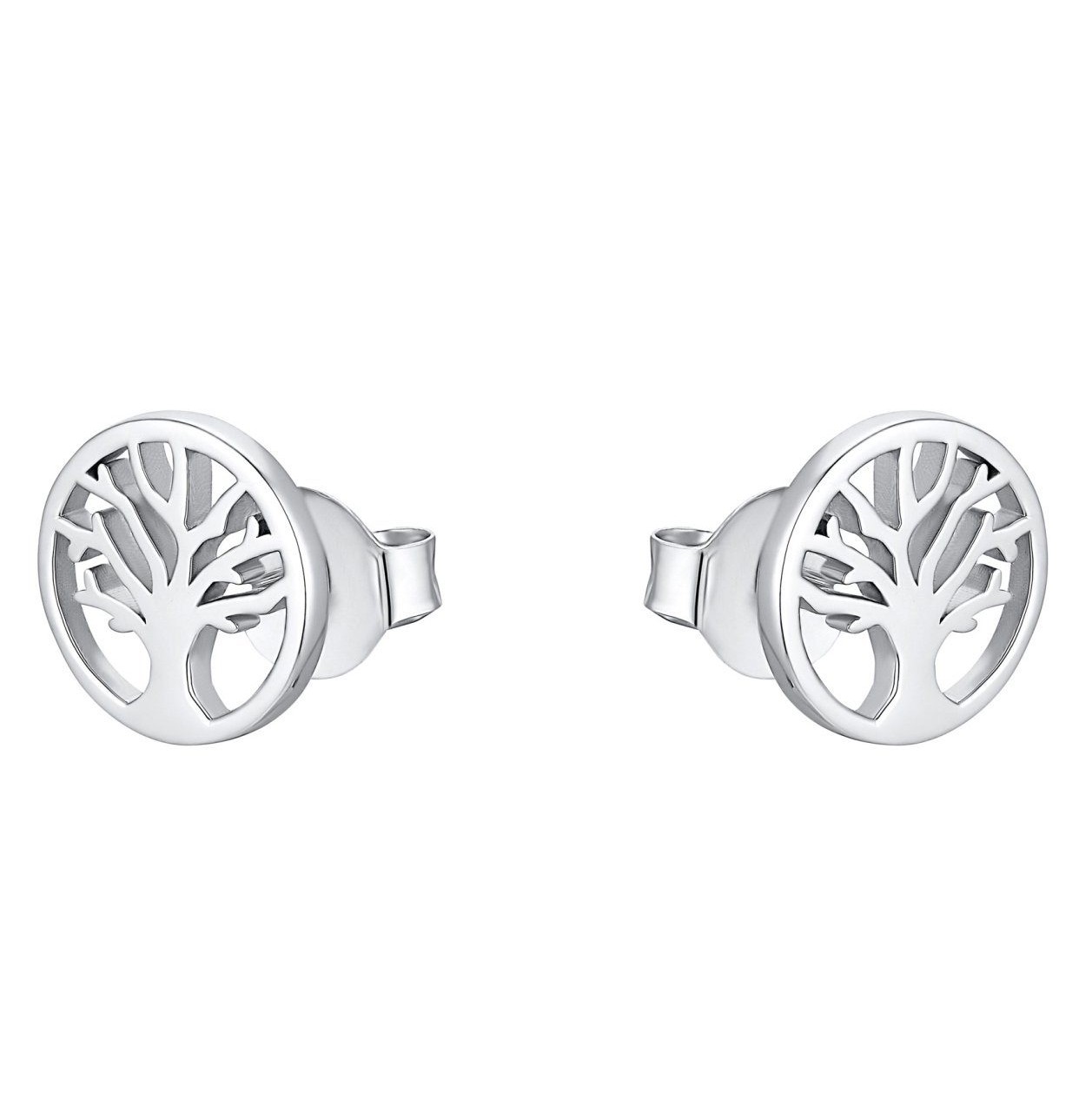 s.Oliver Damen Ohrstecker 2034185 Lebensbaum Silber 925