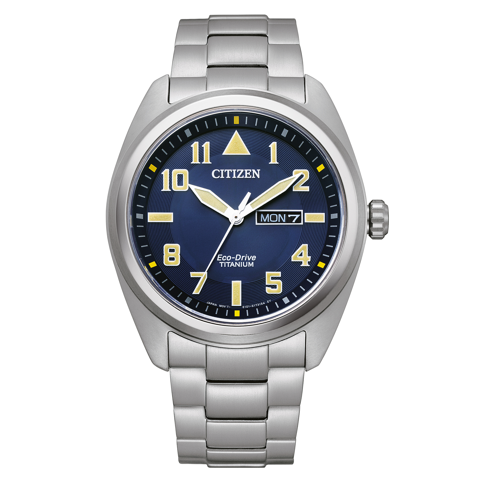Citizen Herren Armbanduhr BM8560-88LE Eco Drive Titanium