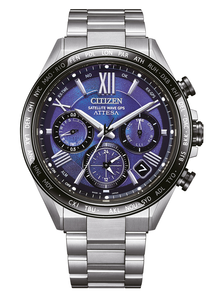 Citizen Herren Chronograph CC4075-50L UNITE with BLUE Satellite Wave Solar Eco-Drive Limited Edition