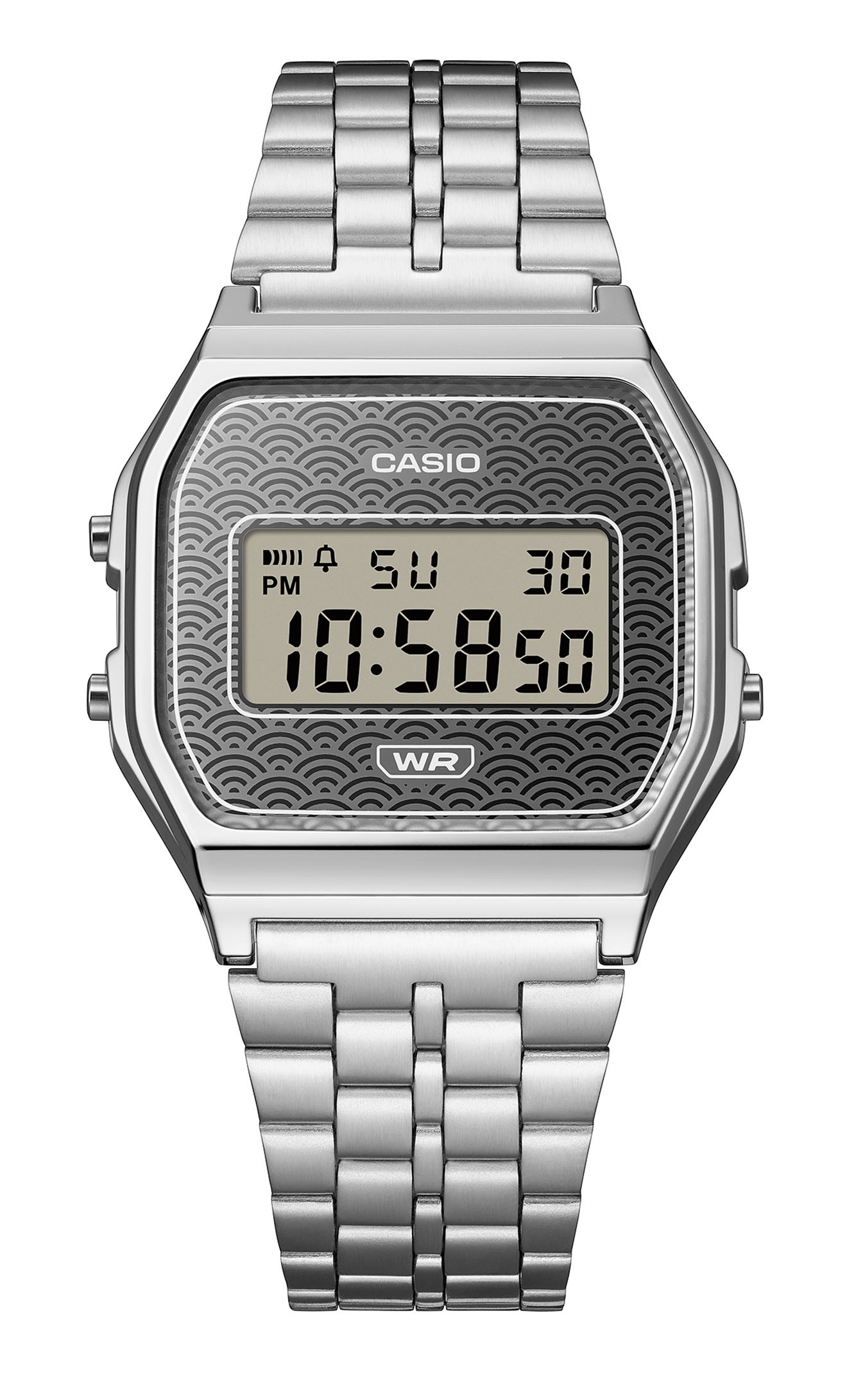 Casio Armbanduhr A159WEVJ-7ER Vintage Iconic digital grau