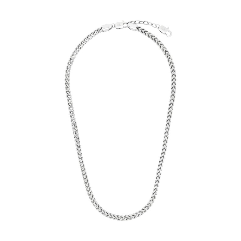 Tom Tailor Herren Halskette 2100687 Edelstahl mit eleganter Fuchsschwanzgliederung