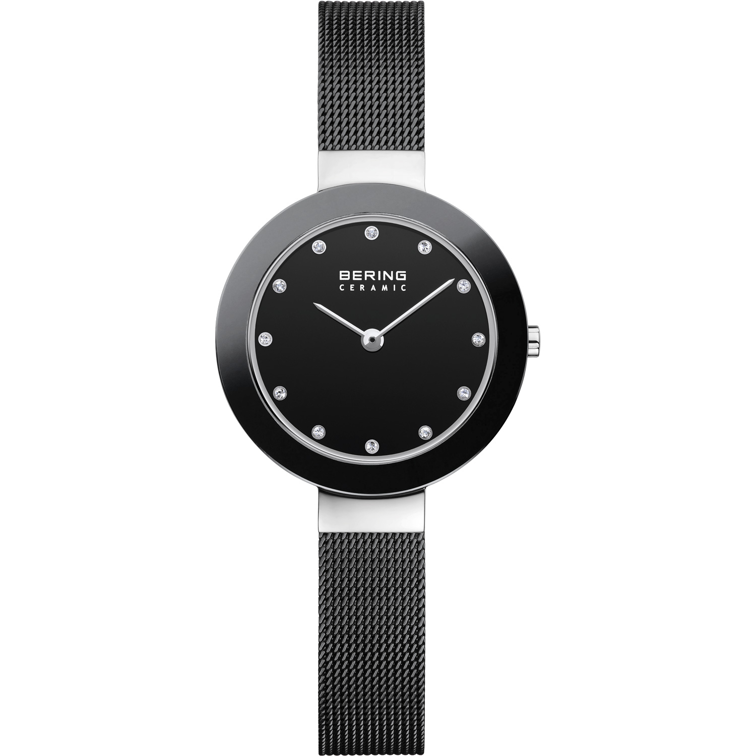 Bering Damen Armbanduhr 11429-102 Ceramic schwarz