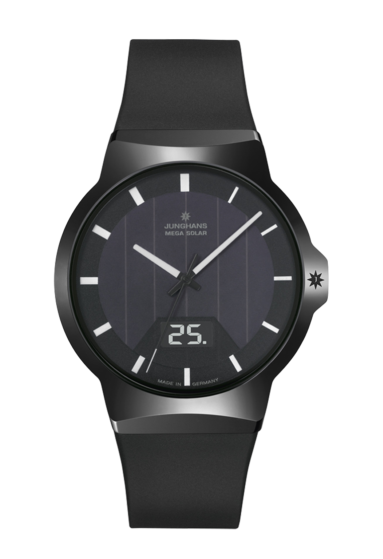 Junghans Herren Armbanduhr 018/1000.00 Force Mega Solar