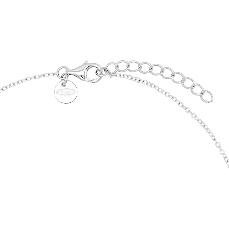 Tom Tailor Damen Halskette Infinity 2100583 Silber 925 synth. Zirkonia