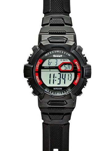 Scout Kinder Armbanduhr The Digi 280308000 schwarz