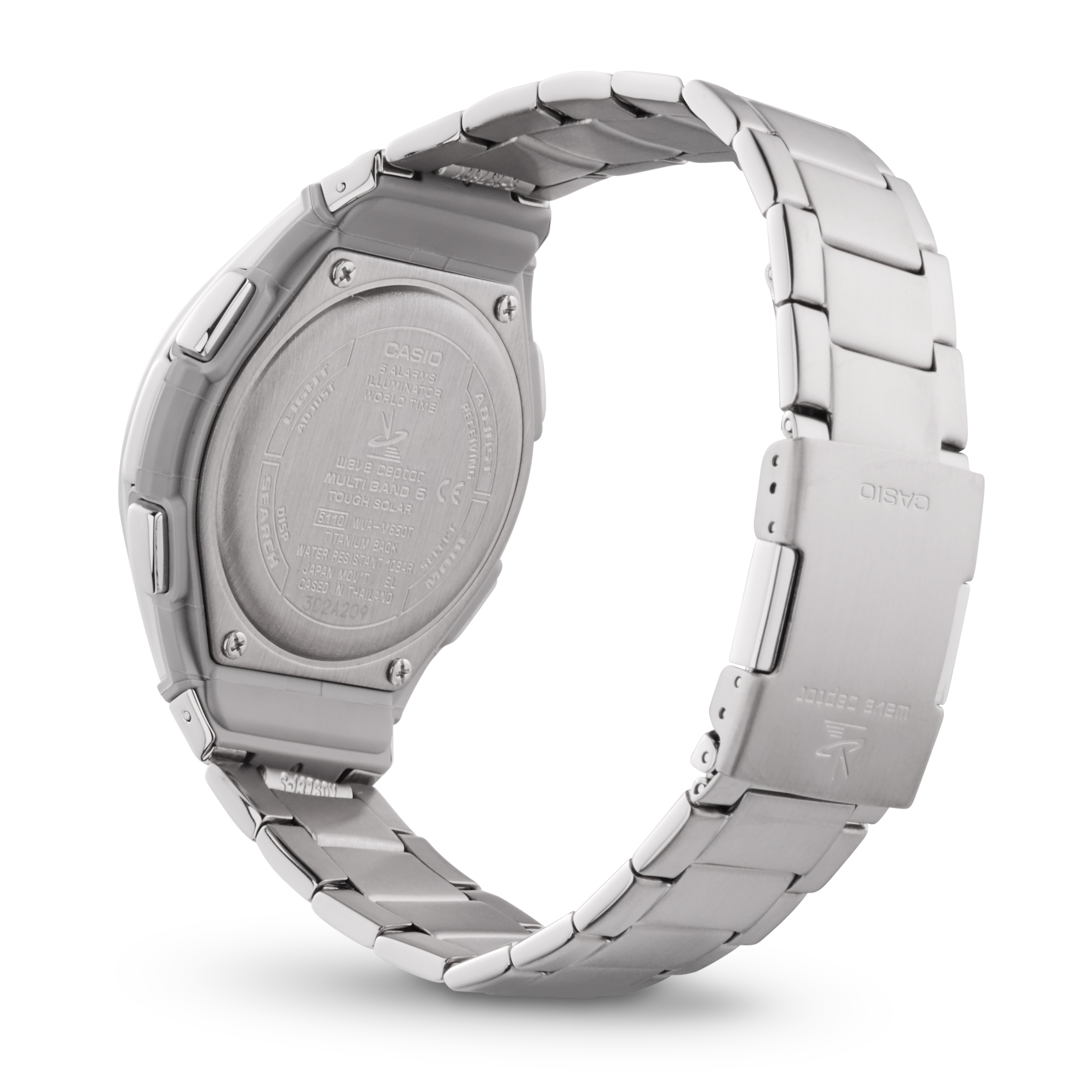 Casio Herren Armbanduhr WVA-M650TD-1AER Titan Funk Solar