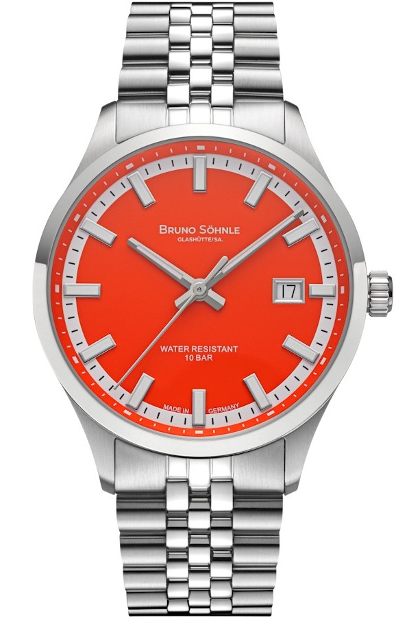 Bruno Söhnle Armbanduhr 17-12230-540 Turin Automatik "Bright Red" 2026