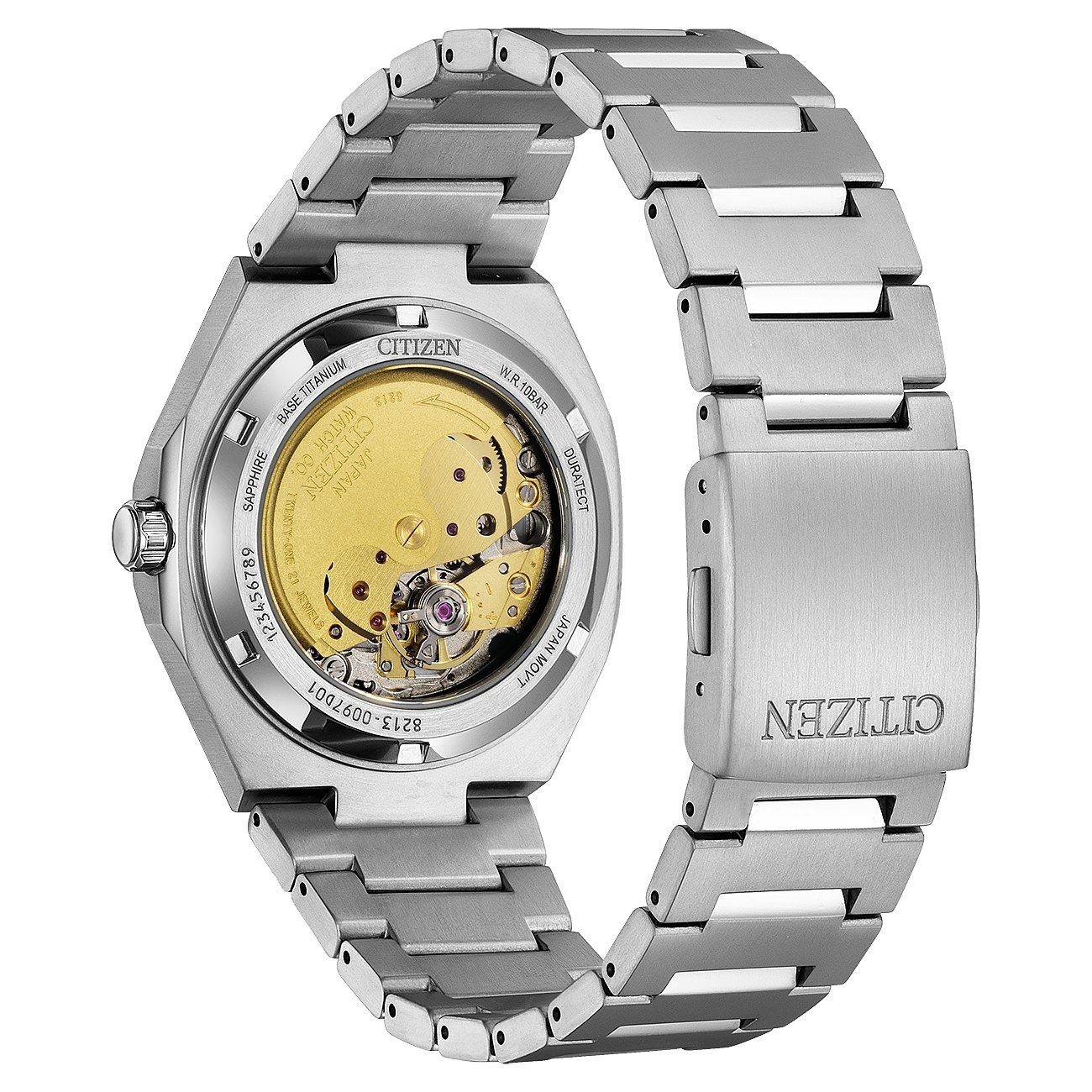 Citizen Herren Armbanduhr NJ0180-80M Automatik Titanium